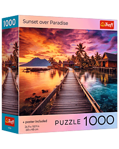 Puzzle 1000 el. USA Collection: Sunset over Paradise - opakowanie