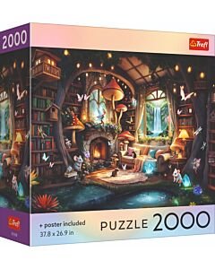 Puzzle 2000 el. USA Collection: Fairy Tale Cottage - opakowanie