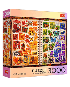 Puzzle 3000 el. USA Collection: Rainbow Scrapbook - opakowanie 