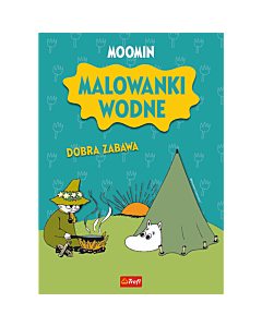 Książka aktywizująca Muminki. Malowanki wodne. Dobra zabawa - przód okładki