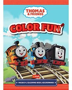Książka aktywizująca Thomas&Friends, kolorowanka - prz&oacute;d kolorowanki 