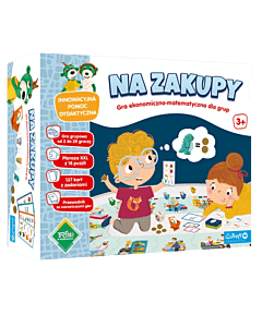 Gra edukacyjna ekonomiczno-matematyczna dla grupy Na zakupy, Rodzina Treflików - opakowanie