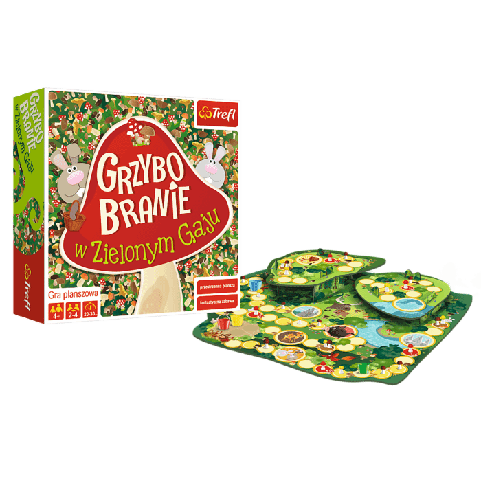 Grzybobranie w zielonym gaju - gra planszowa od Trefl
