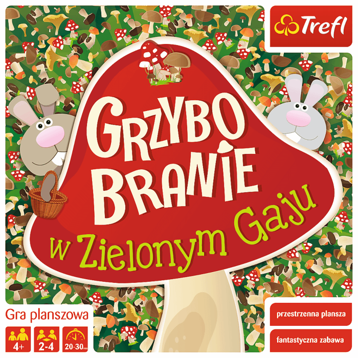 Grzybobranie w zielonym gaju - gra planszowa od Trefl