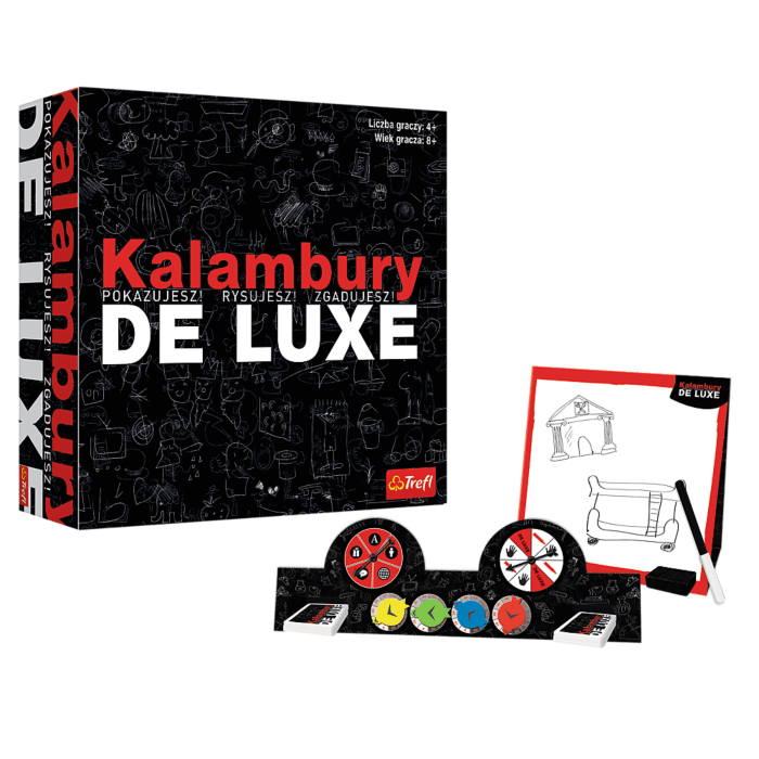Kalambury De Luxe - gra towarzyska dla rodziny i przyjaciół od Trefl