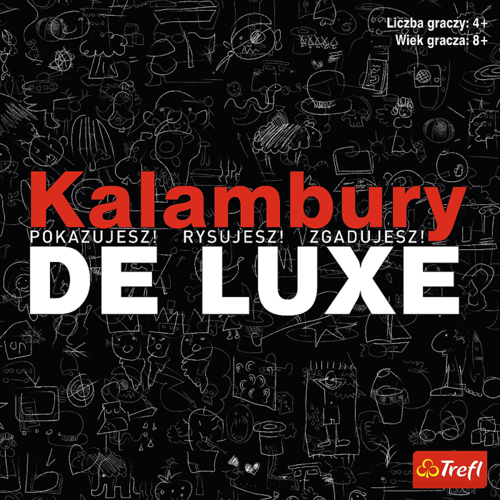 Kalambury De Luxe - gra towarzyska dla rodziny i przyjaciół od Trefl