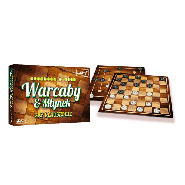 Warcaby - Młynek - gra planszowa od Trefl