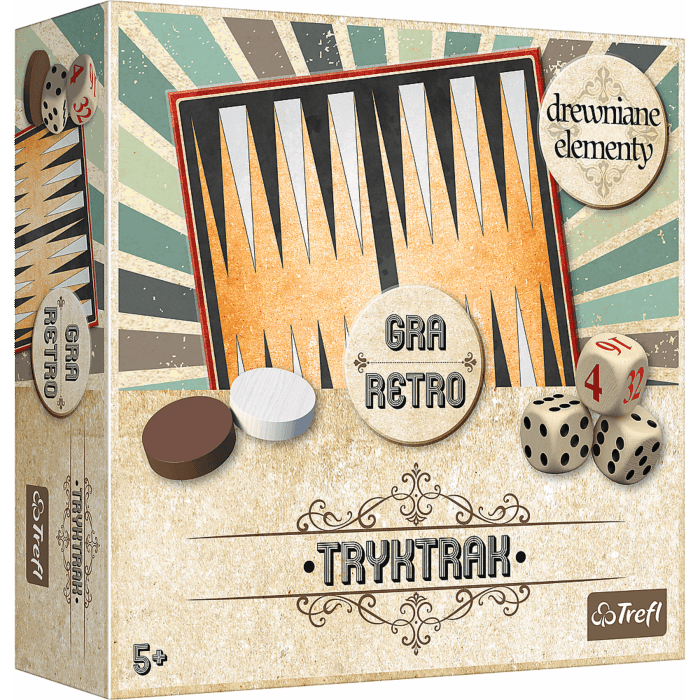 Gra retro Tryktrak - opakowanie