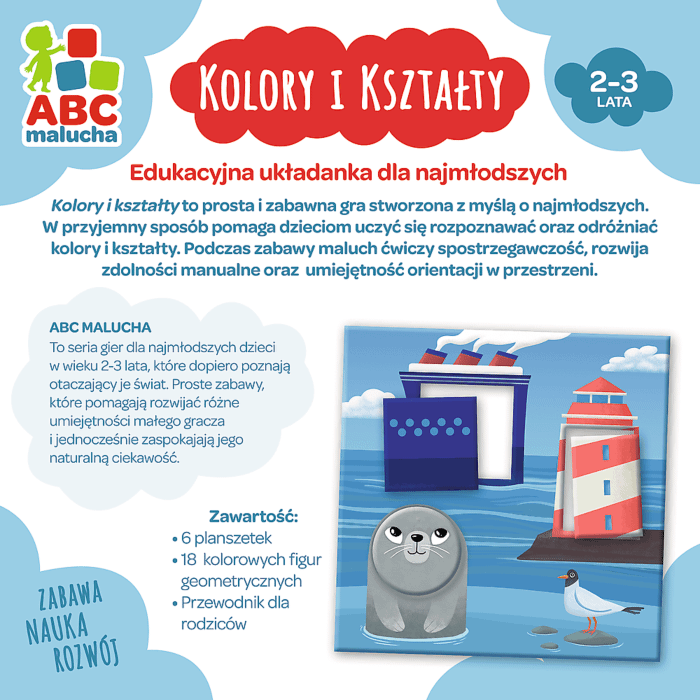 Kolory i Kształty ABC Malucha Gra edukacyjna Trefl zdjęcie 2