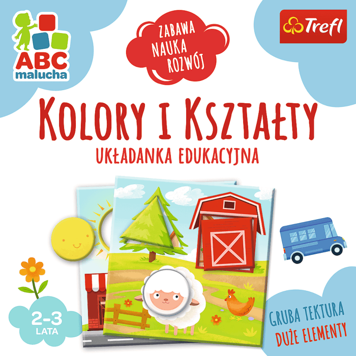 Kolory i Kształty ABC Malucha Gra edukacyjna Trefl zdjęcie 5