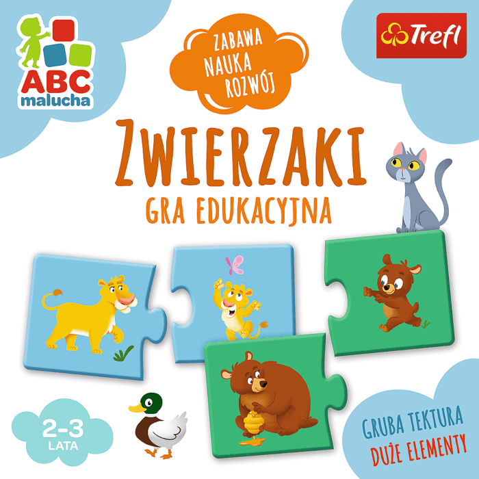 Zwierzaki ABC Malucha Gra edukacyjna Trefl zdjęcie 5
