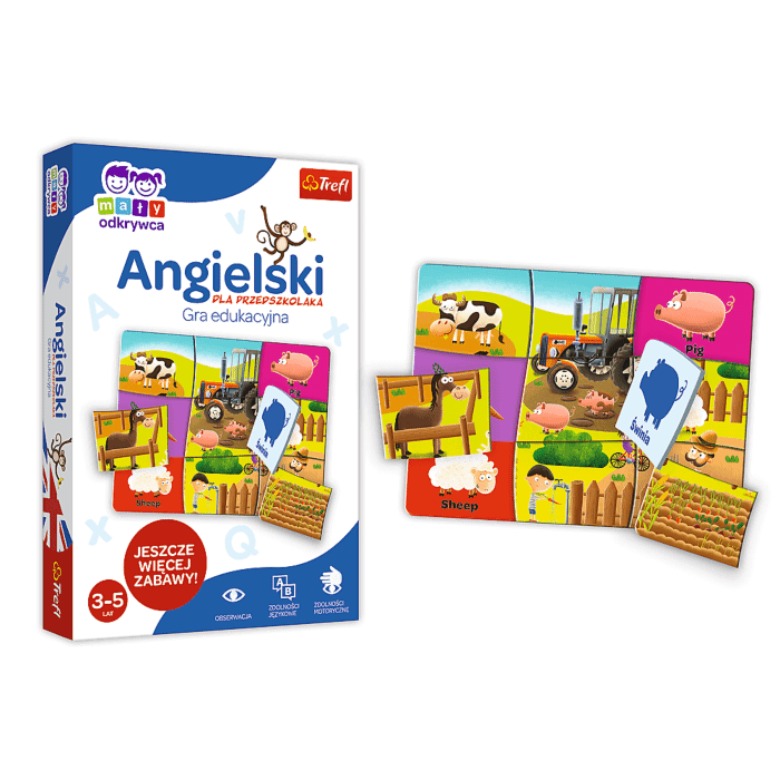 Angielski dla przedszkolaka Mały Odkrywca Trefl zdjęcie 5