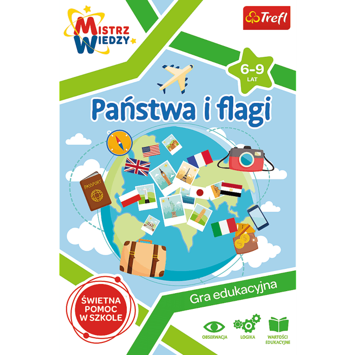 Gra edukacyjna Państwa i Flagi Trefl zdjęcie 6