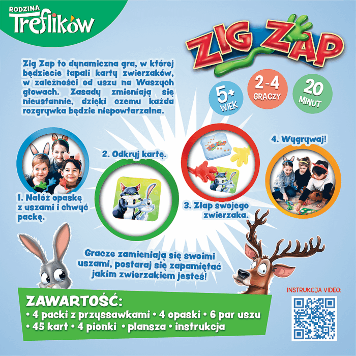 Zig Zap tył pudełka 