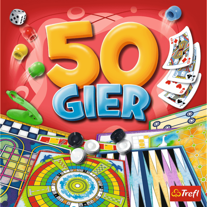 50 gier w jednym pudełku Trefl