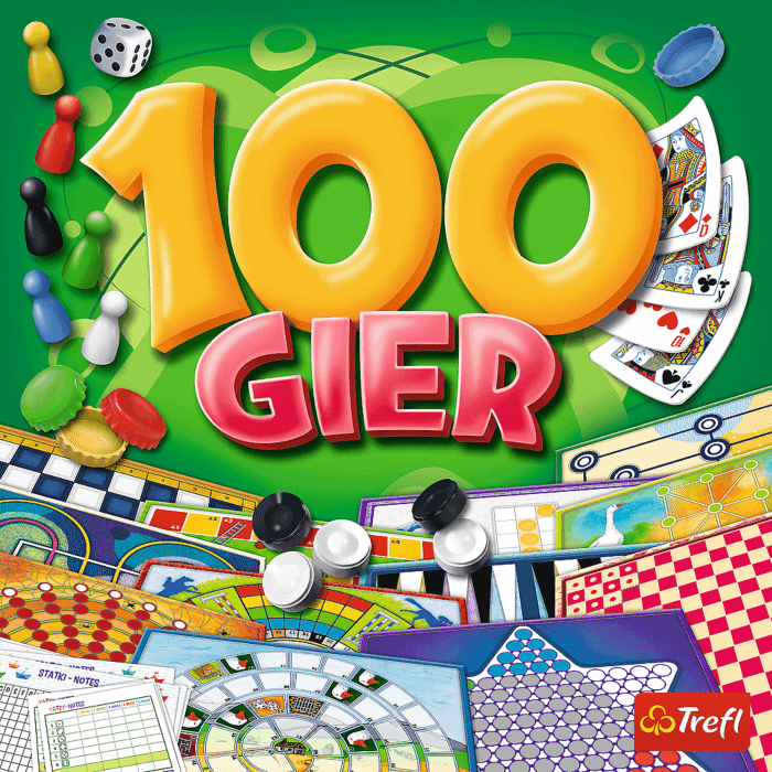 Gra rodzinna 100 gier Trefl