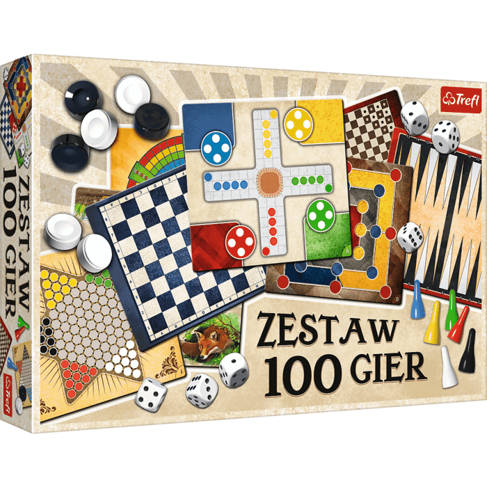 Zestaw 100 gier dla dzieci - opakowanie