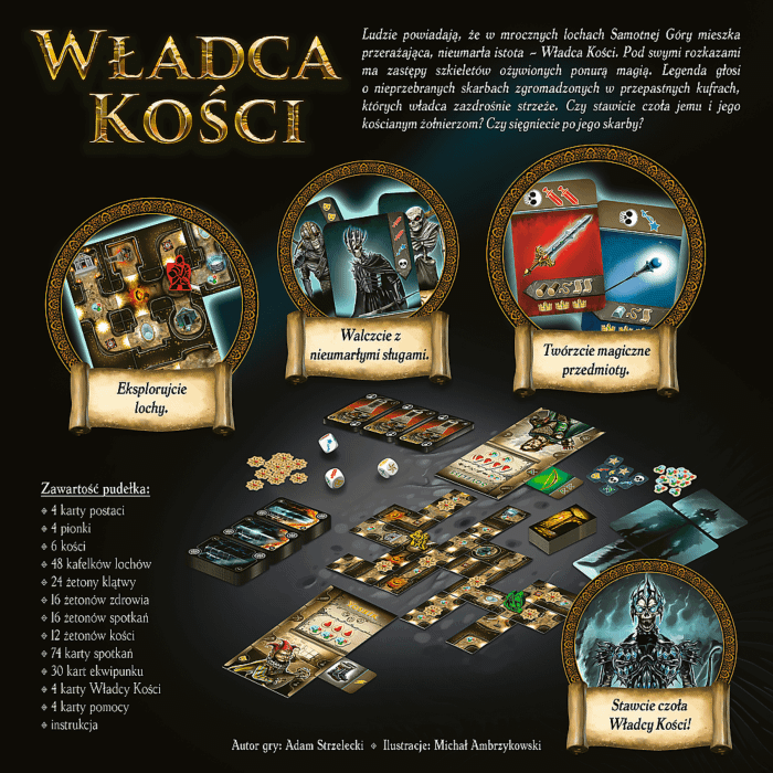 Władca kości - nowa, rodzinna gra planszowa od Trefl | sklep Trefl | zdjęcie 3