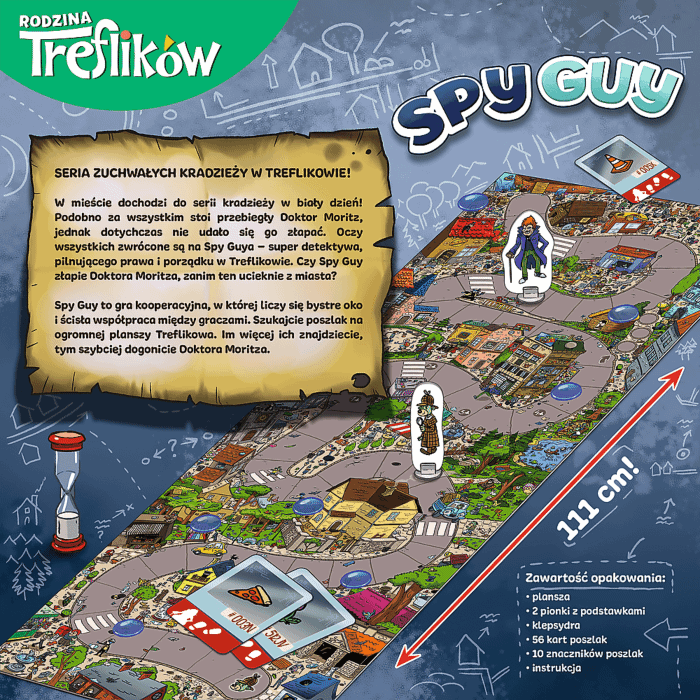 Spy Guy - Rodzinna gra planszowa od Trefl 3