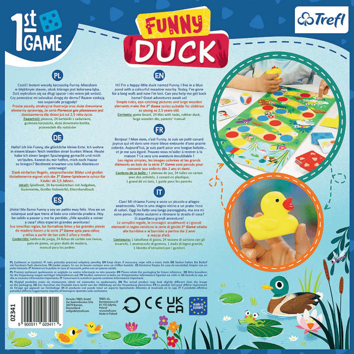 funny duck - gra dla dzieci - trefl - zdjęcie 4