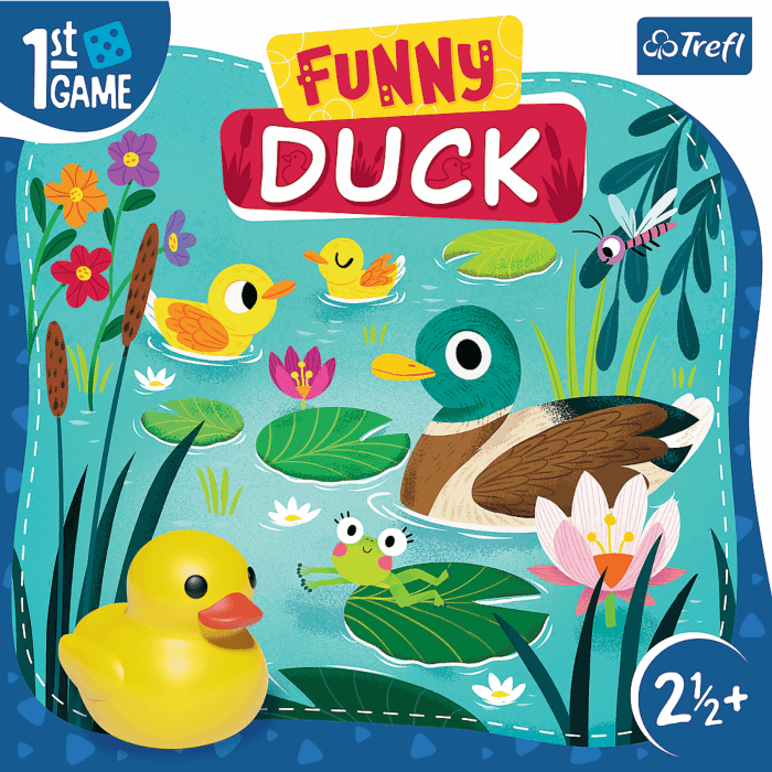 funny duck - gra dla dzieci - trefl - zdjęcie 5