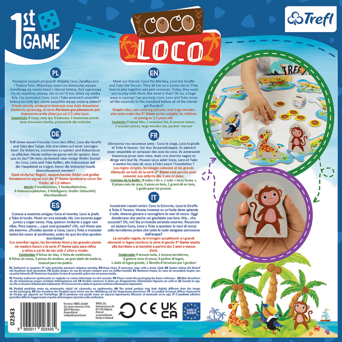 Coco Loco - pierwsza gra planszowa - Trefl - zdjęcie 4