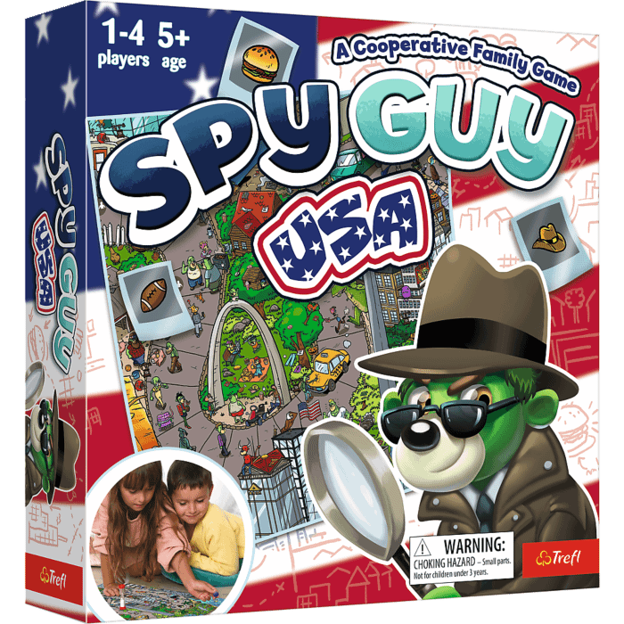 Gra rodzinna Spy Guy USA - opakowanie 