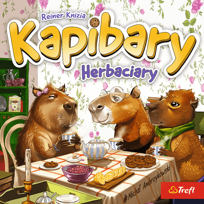Gra rodzinna Kapibary Herbaciary - przód opakowania