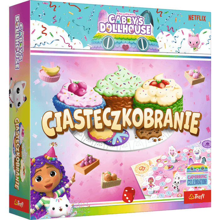 Gra dla dzieci Ciasteczkobranie, Koci Domek Gabi - opakowanie Gra dla dzieci Ciasteczkobranie, Koci Domek Gabi - opakowanie
