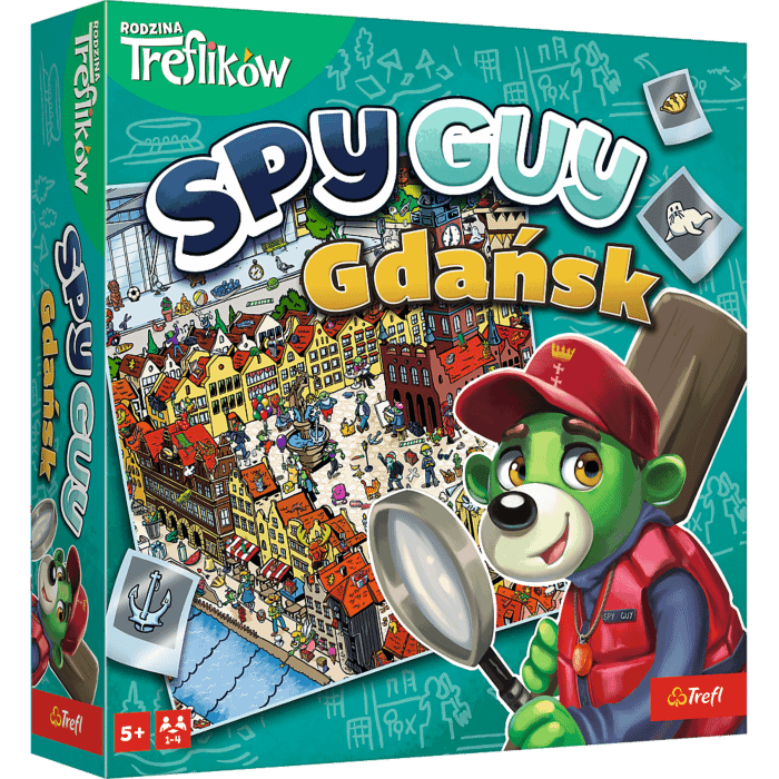 Gra rodzinna Spy Guy Gdańsk, Rodzina Treflików - opakowanie Gra rodzinna Spy Guy Gdańsk, Rodzina Treflików - opakowanie