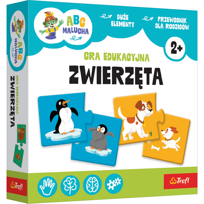 Gra dla dzieci ABC Malucha, Zwierzęta - opakowanie