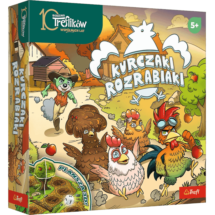 Gra planszowa Kurczaki Rozrabiaki - opakowanie 