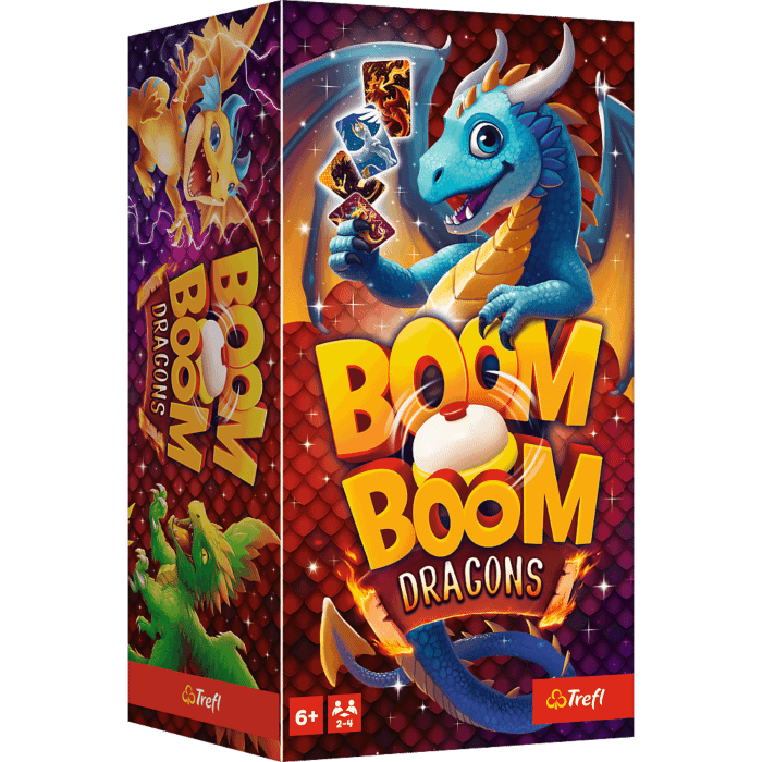 Gra zręcznościowa Boom Boom Smoki - opakowanie 