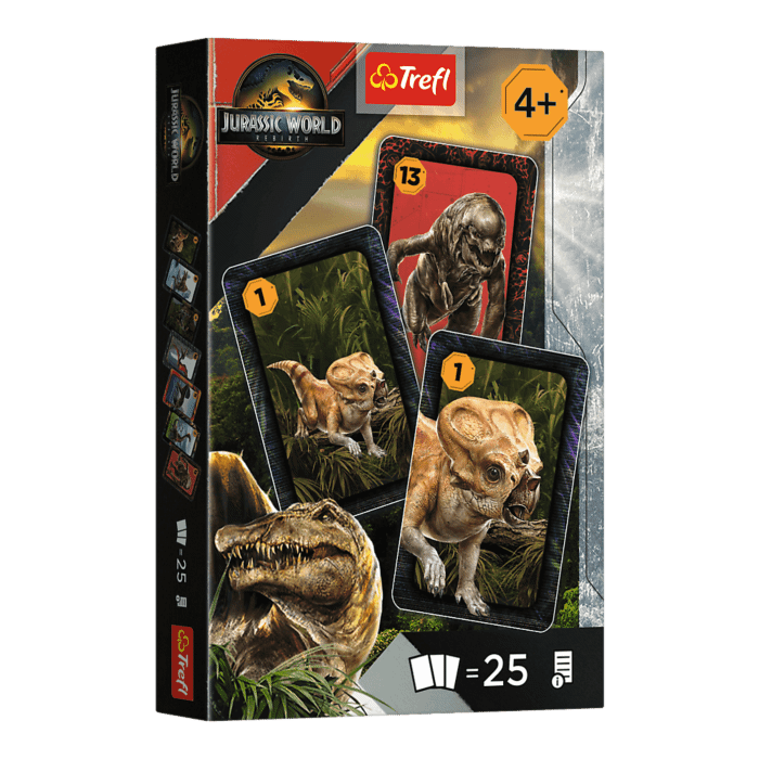 Karty Piotruś, Jurassic World - opakowanie 
