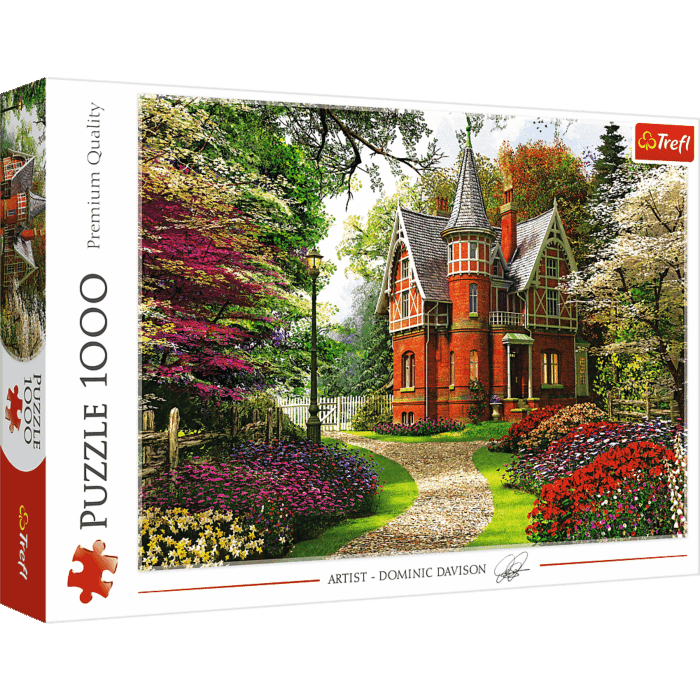 Puzzle 1000 el. Wiktoriański dom - opakowanie 