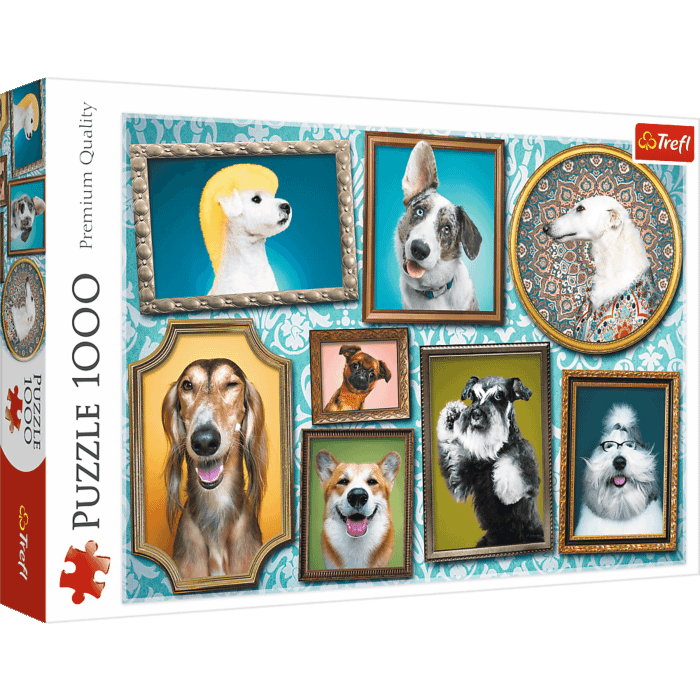 Psia Galeria  puzzle dla dorosłych 1000 elementów.