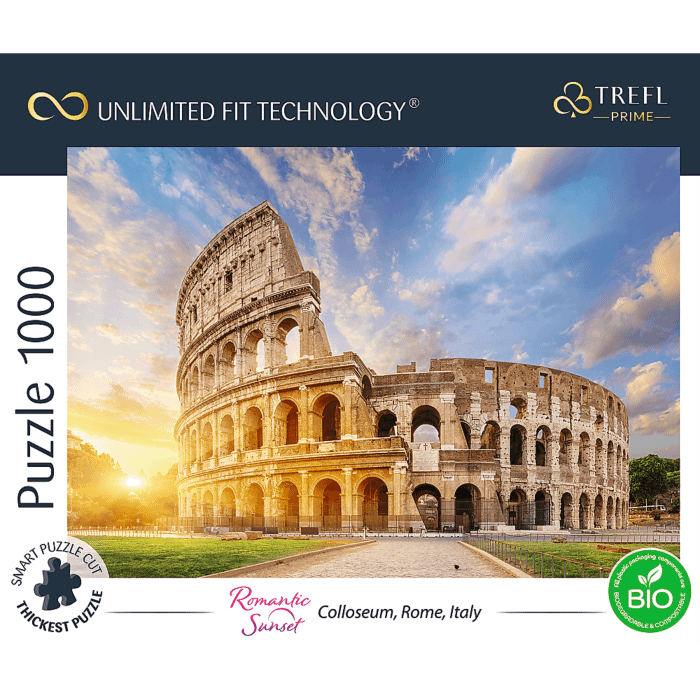 Colloseum, Rome, Italy, Puzzle 1000 elementów od Trefl Prime - zdjęcie 3