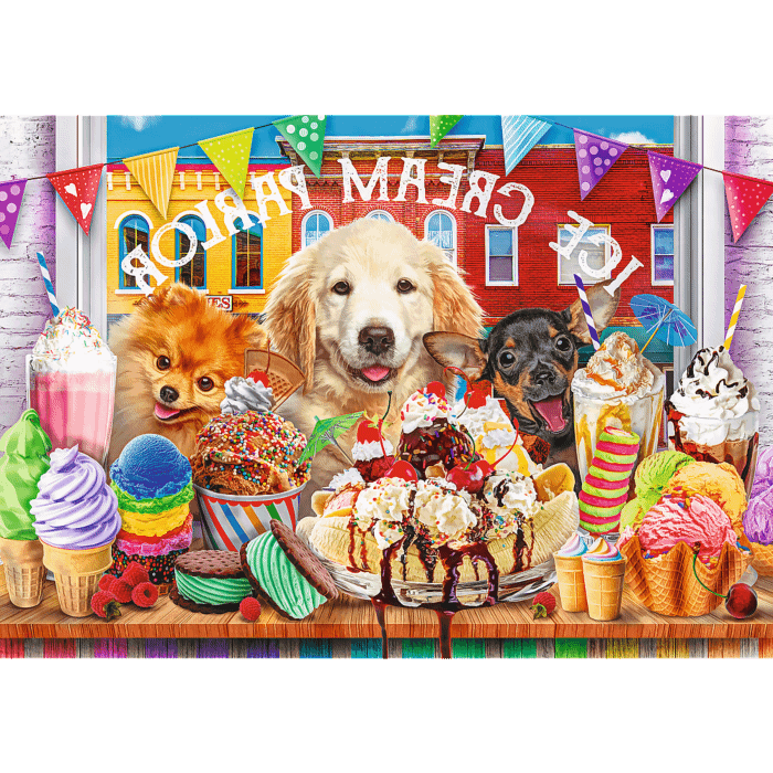 Doggy Peekers, Puzzle 1000 elementów od Trefl Prime UFT - zdjęcie 2
