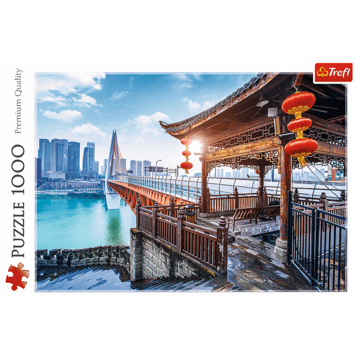Chongqping, Chiny | puzzle 1000 elementów od Trefl - zdjęcie 3