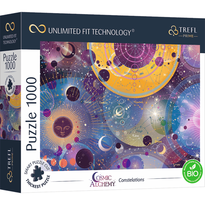 Opakowanie puzzli Trefl Prime UFT 1000 elementów - Constellations