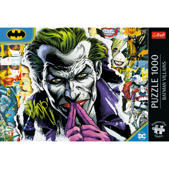 Puzzle Premium Plus Quality Batman 1000 el. Joker - przód opakowania