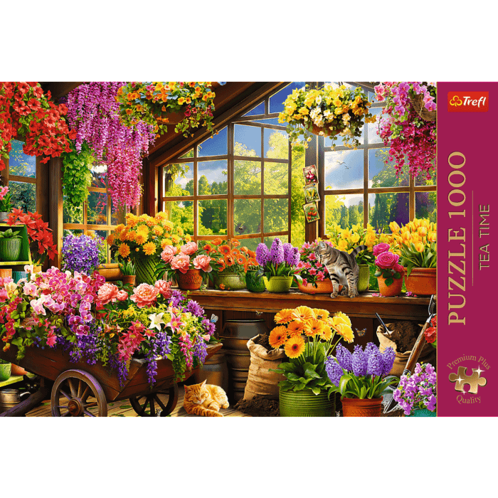 Puzzle Premium Plus Quality 1000 el. Tea Time: Przygotowania do