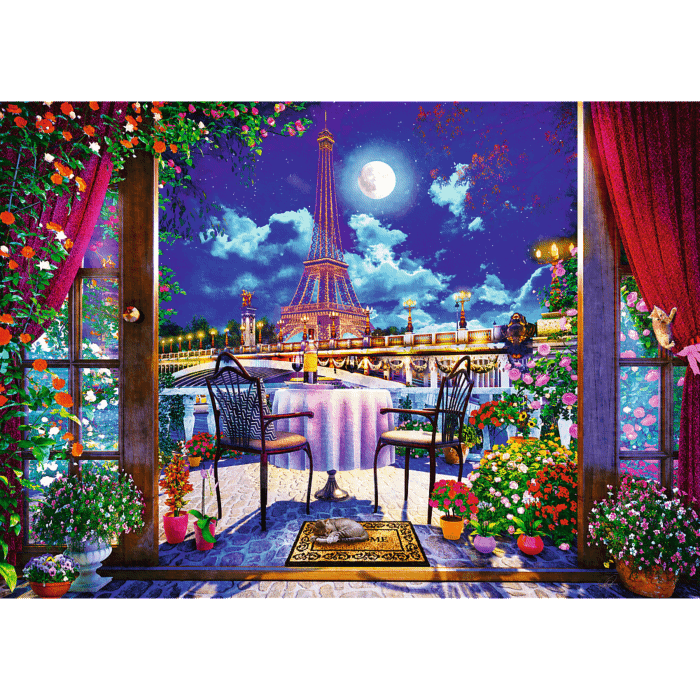 Tim Biskup Calli Alpha beast2005年 限定1000 Puzzle Premium Plus Quality 1000 el. Tea Time: Paryż w blasku