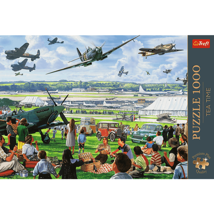 Puzzle Premium Plus Quality 1000 el. Tea Time: Pokaz lotniczy | Trefl