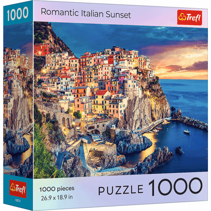 Puzzle 1000 el. USA Collection: Romantic Italian Sunset - opakowanie Puzzle 1000 el. USA Collection: Romantic Italian Sunset - opakowanie