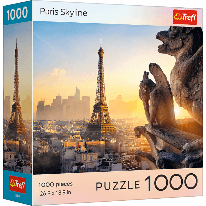Puzzle 1000 el. USA Collection: Sunset Paris Skyline Puzzle 1000 el. USA Collection: Sunset Paris Skyline