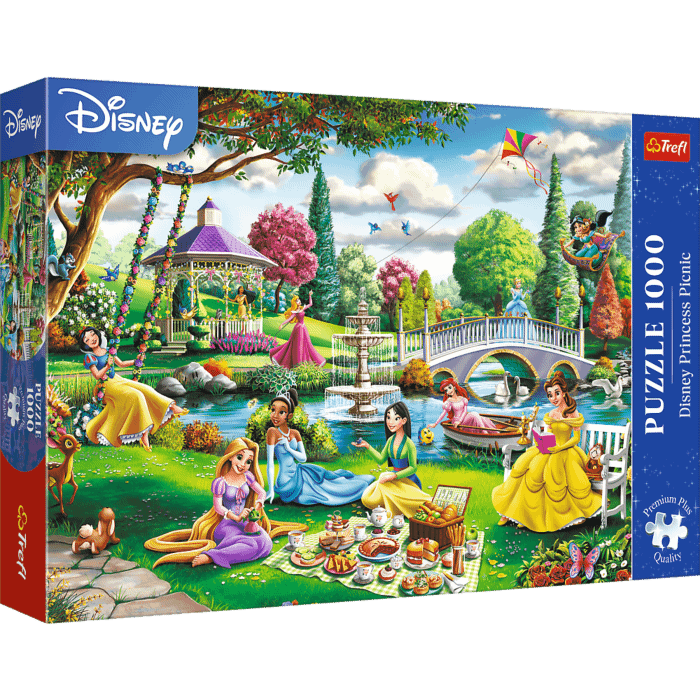 Puzzle Premium Plus Quality Disney 1000 el. Piknik z Księżniczkami Disney - opakowanie Puzzle Premium Plus Quality Disney 1000 el. Piknik z Księżniczkami Disney - opakowanie