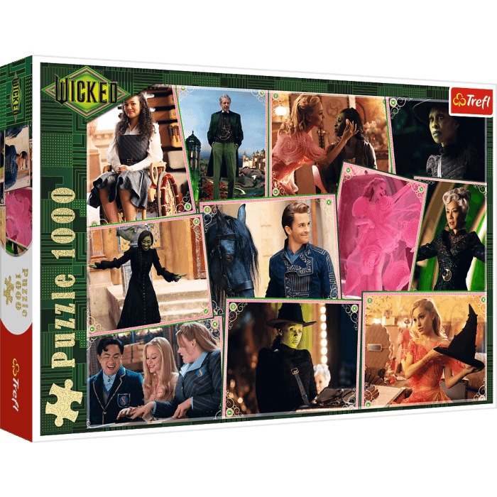 Puzzle 1000 el. Wicked: Kadry filmowe - opakowanie