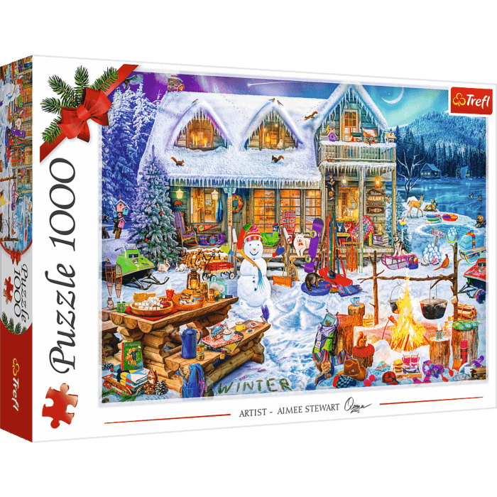 Puzzle 1000 el. Zimowy czas - opakowanie Puzzle 1000 el. Zimowy czas - opakowanie