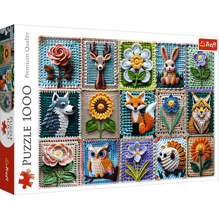 Puzzle 1000 el. Szydełkowanie - moja pasja - opakowanie